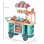 Homcom Cozinha de Brincar Multicolorida 79,5x33x90,5cm 3-6 Anos 