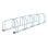 Homcom Aparcamiento Para 5 Bicicletas Soporte Para Aparcar Bicicleta 145x33x27cm