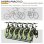 Homcom Aparcamiento Para 6 Bicicletas Soporte De Acero 179x33x27 Cm Negro
