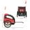 Homcom Remolque De Bicicleta Para Niños +18 Meses De 2 Plazas 140x88x90 Cm Rojo