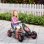 Homcom Go Kart A Pedales Para Niños 5-12 Años Asiento Ajustable 121x58x61cm Rojo
