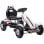 Homcom Go Kart A Pedales Para Niños De 5-12 Años 121x58x61 Cm Blanco