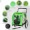 Pawhut Remolque De Bicicleta Perros Con Puertas Bandera Y 6 Reflectores Verde