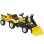 Homcom Tractor A Pedales Para Niños De 3 Años Con Remolque 167x41x52 Cm Amarillo