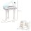 Aiyaplay Piano Electrónico Infantil Con Taburete 37x30,5x60,4 Cm Blanco