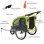 Homcom Remolque Bicicleta Perros Carro Cochecito Para Transporte Mascota