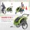 Homcom Remolque Bicicleta Perros Carro Cochecito Para Transporte Mascota