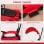 Homcom Correpasillos Para Niños Con Licencia Mercedes G350 85,5x40,5x95 Cm Rojo