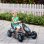 Homcom Go Kart A Pedais Para Crianças 5-12 Anos Assento Ajustável 121x58x61cm Azul