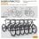 Homcom Aparcamiento Para 6 Bicicletas Soporte De Acero 179x33x27 Cm Plata
