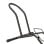 Sportnow Aparcamiento Para Bicicletas De Acero 59x41x38 Cm Negro