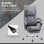Vinsetto Silla De Oficina Con 6 Puntos De Masaje Vibratorio 65x61x105-113cm Gris