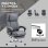 Vinsetto Silla De Oficina Con 6 Puntos De Masaje Vibratorio 65x61x105-113cm Gris