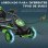 Homcom Kart Pedales Para Niños De 5-12 Años Con Asiento Ajustable Verde