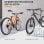 Homcom Aparcamiento Para 4 Bicicletas Soporte De Acero 110x33x27 Cm Plata