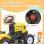 Homcom Tractor A Pedales Para Niños De 3 Años Con Remolque 133x42x51 Cm Amarillo