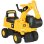 Homcom Excavadora Con Licencia Caterpillar Para Niños 85x27,5x47,5 Cm Amarillo