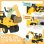Homcom Excavadora Con Licencia Caterpillar Para Niños 85x27,5x47,5 Cm Amarillo