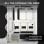 Corsair 5000T Mid Tower EATX Cristal Templado USB-C Blanca
