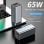 Coole universelle externe Akku-Powerbank 65W 20.000 mAh Grau