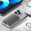 Coole universelle magnetische externe Batterie Power Bank Qi 5000 mAh Grau