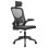 Mars Gaming Mgc-ergoplus Ergonomischer Stuhl, Lordosenstütze, atmungsaktives Netzgewebe, Höhe 115 – 125 cm, Schwarz
