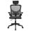 Mars Gaming Mgc-ergoplus Ergonomischer Stuhl, Lordosenstütze, atmungsaktives Netzgewebe, Höhe 115 – 125 cm, Schwarz