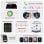 Ksix Urban Move Smartwatch Amoled 2.06" Vivavoce IP67 Bianco