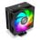 Ventilateur CPU Nox HUMMER H-500 ARGB avec écran LCD 120 mm Noir