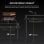 Corsair Platform:4 Elevate Mesa Gaming Ajustable en Altura con Brazo para Monitor Modular Negra