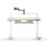 Bureau de jeu Corsair Platform:4 Elevate réglable en hauteur avec bras d'écran modulaire, blanc