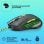 NGS GMX-123 Ratón Gaming con Cable y Luz LED Arcoiris Ultraligero 3200 DPI Negro