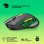 NGS GMX-200 Ratón Inalámbrico Gaming con Luces LED Arcoiris Ultraligero 3200 DPI Negro