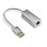 NGS Hacker 3.0 Conversor Adaptador de USB 3.0 a LAN RJ-45 1Gbps 15cm Gris
