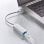 NGS Hacker 3.0 Conversor Adaptador de USB 3.0 a LAN RJ-45 1Gbps 15cm Gris