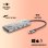 NGS Wonder4-C Hub Multipuerto USB-C 4 en 1 de Aluminio