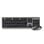 NGS Idol Kit Teclado + Ratón Inalámbricos 2.4GHz con 12 Teclas Multimedia Negro/Gris