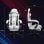 Homcom Silla Gaming Con Orejas Altura Ajustable Reposapiés Retráctil Blanco
