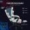 Homcom Silla Gaming Con Orejas Altura Ajustable Reposapiés Retráctil Blanco