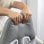 Homcom Silla Gaming Reclinable Con Altura Ajustable Gris Claro Y Blanco