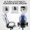 Homcom Silla Gamer Giratoria Tapizada En Pu Con Altura Ajustable Multicolor