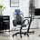 Homcom Silla Gamer Giratoria Tapizada En Pu Con Altura Ajustable Multicolor