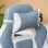Homcom Silla Gaming Reclinable Con Reposapiés Retráctil Soporte Lumbar Azul
