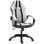 Homcom Silla Gaming Tapizada En Pu Y Malla Con Función De Basculante Gris