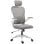 Homcom Silla De Oficina De Malla Con Reposacabezas Y Soporte Lumbar Ajustables