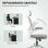 Homcom Silla De Oficina De Malla Con Reposacabezas Y Soporte Lumbar Ajustables