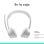 Logitech Zone 300 Auriculares Inalámbricos Bluetooth con Micrófono Omnidireccional Blancos