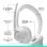 Logitech Zone 300 Auriculares Inalámbricos Bluetooth con Micrófono Omnidireccional Blancos