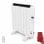 Radiateur Électrique Yoevu Radiateur Aluminio 900W 6 Éléments Montage Mural ou Pied