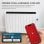 Radiateur Électrique Yoevu Radiateur Aluminio 900W 6 Éléments Montage Mural ou Pied
